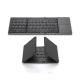 B033 Foldable Bluetooth Keyboard with Touchpad (Black)